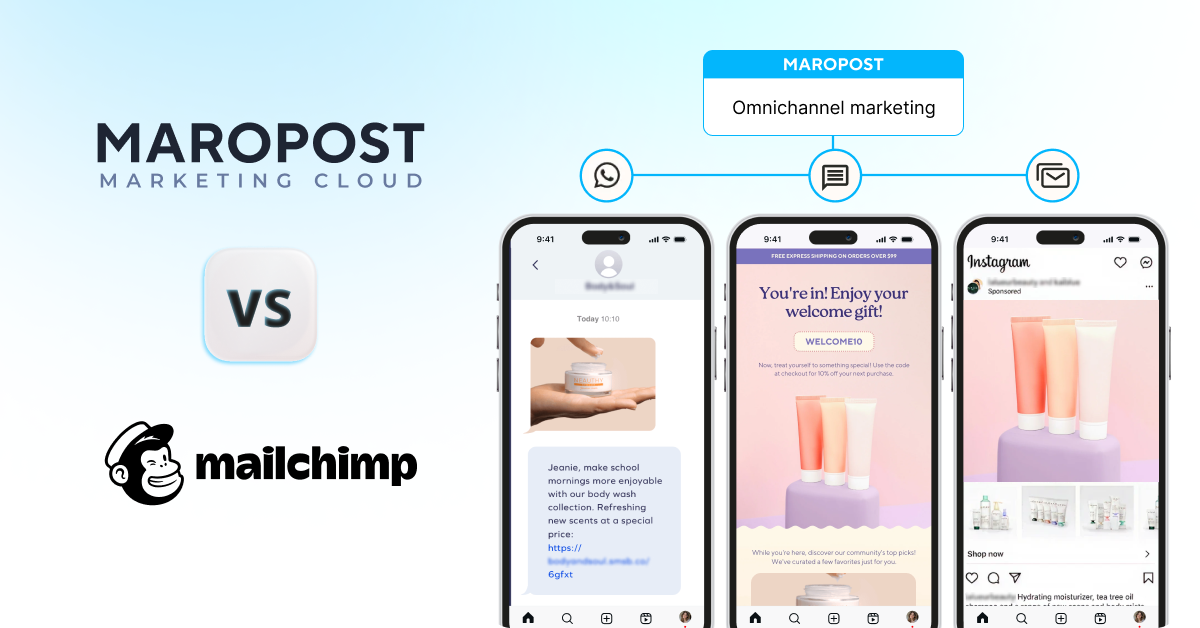 Maropost vs mailchimp