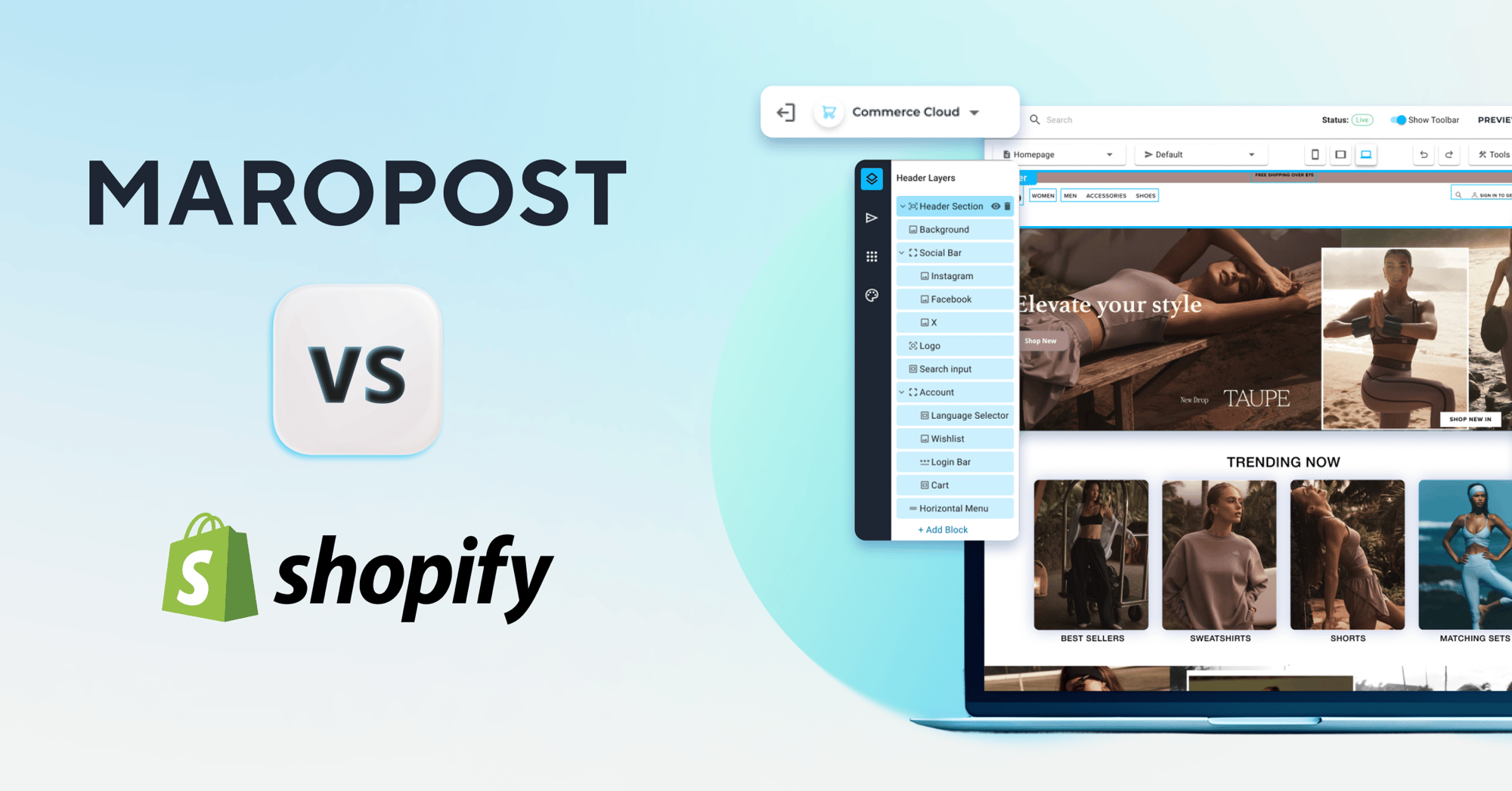 Maropost vs shopify