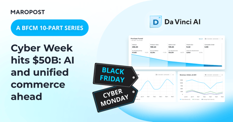 Cyber Week hits $50B: AI and unified commerce ahead