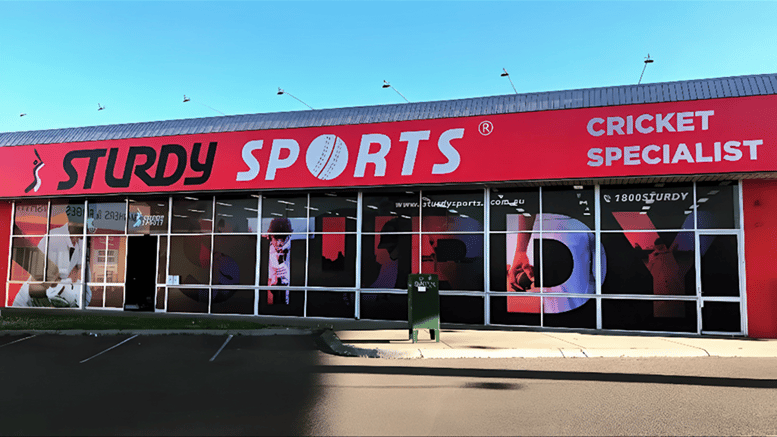 Outside Sturdy Sports Melbourne Store