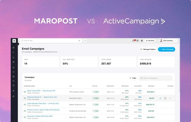 Maropost vs ActiveCampaign