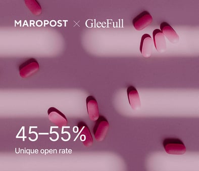 Maropost x GleeFull Supplements — 45–55% unique open rate