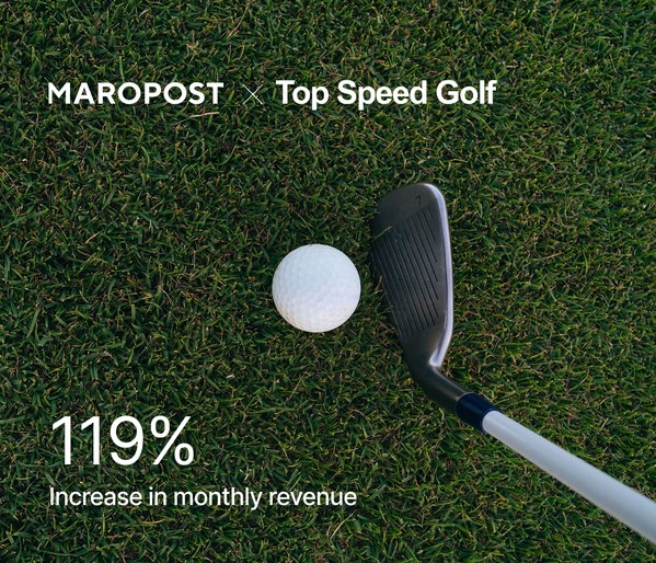 Maropost x Top Speed Golf — 119% increase in monthly revenue