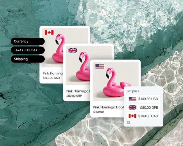 Tax and shipping by region