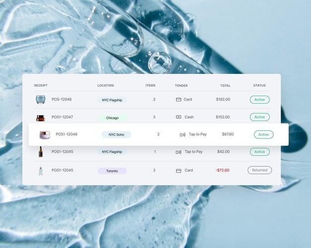 Real-time order visibility across locations