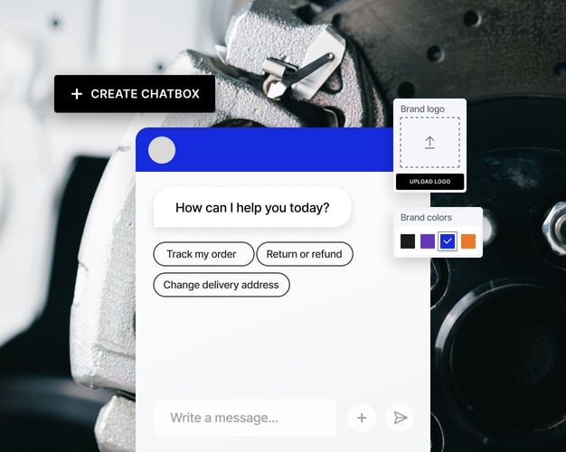 Chatbot widget