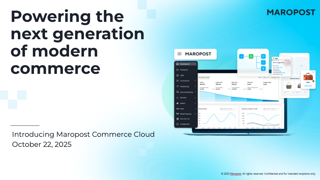 Webinar: Powering the next generation of modern commerce