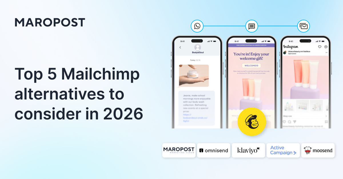 Top 5 Mailchimp alternatives to consider in 2026