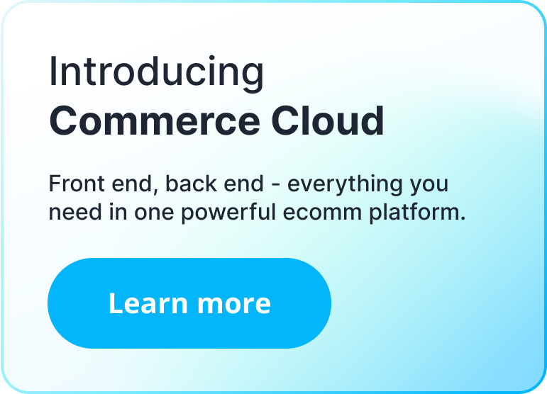 Commerce Cloud spotlight