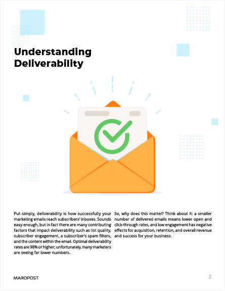 Your Guide To Improving Email Deliverability Maropost