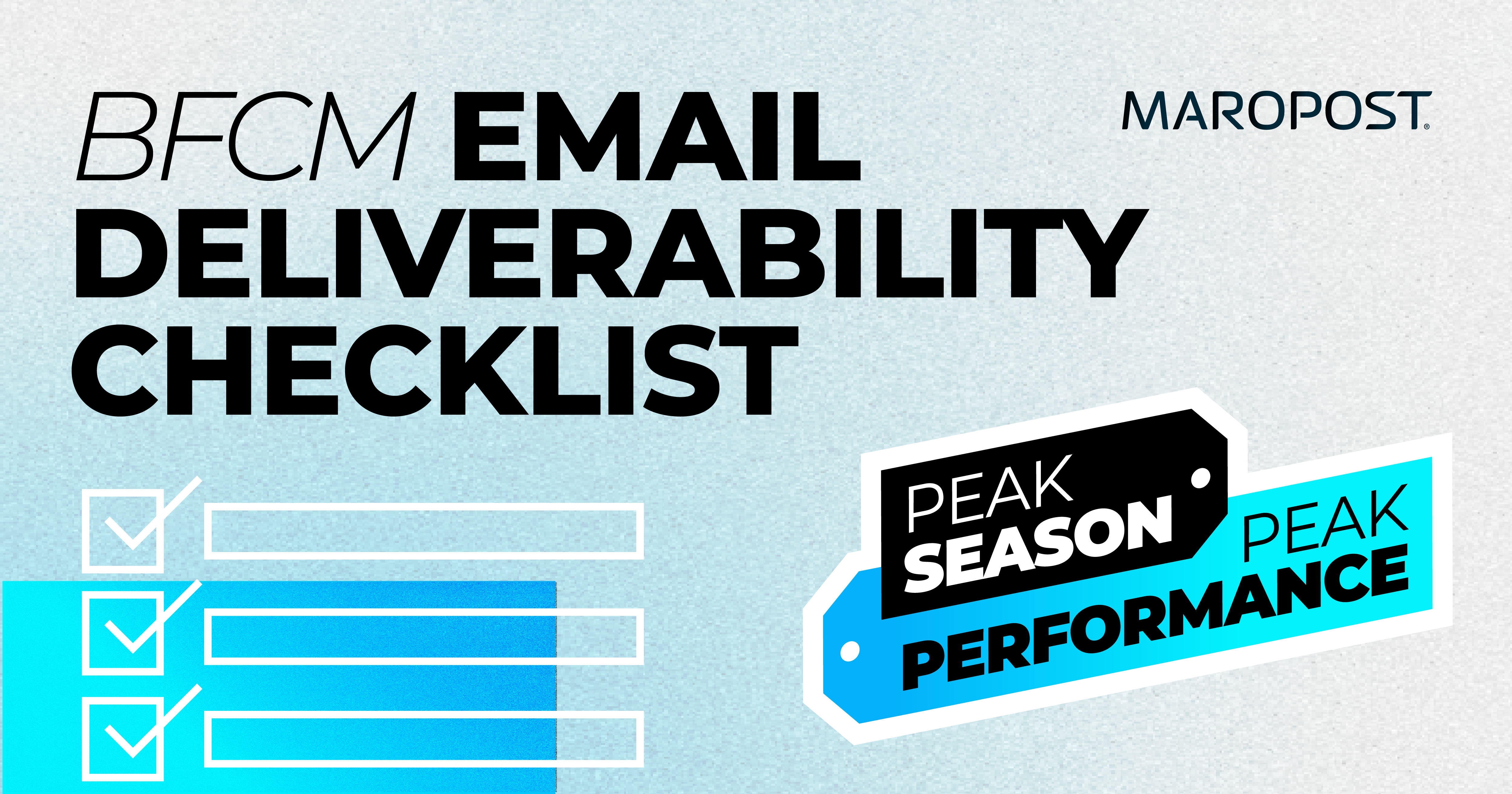 Pre-BFCM Email Deliverability Checklist blog title image