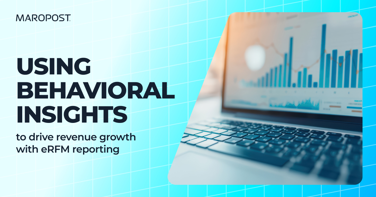 Header image for blog post on eRFM reporting for ecommerce marketing